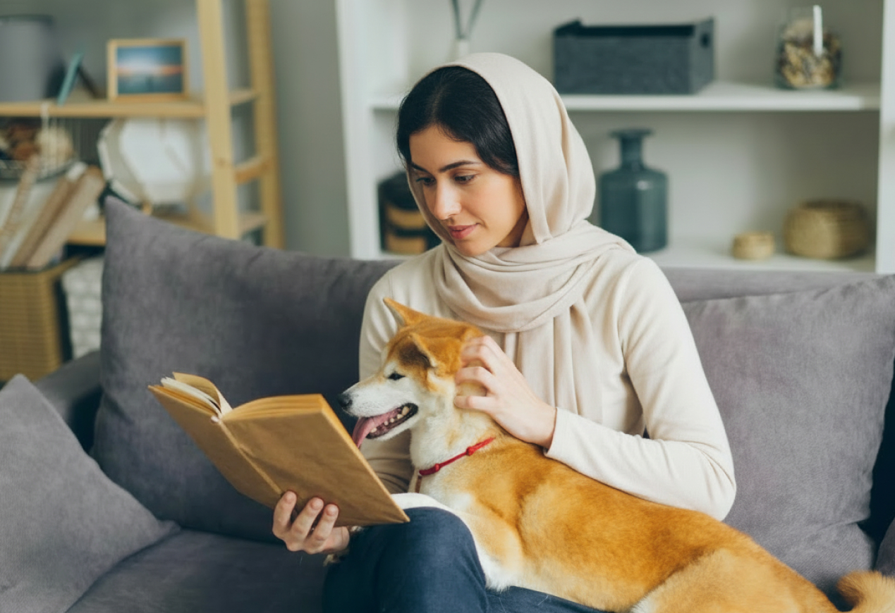 UAE women with Pet